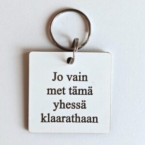 Avaimenperä, yhessä klaarathaan